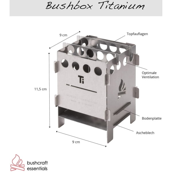 bushcraft essentials Bushbox - Outdoor-Kocher - Bild 4