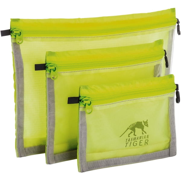 Tasmanian Tiger Mesh Pocket Set safety yellow - Bild 2 Tasmanian Tiger Mesh Pocket Set safety yellow - Bild 2