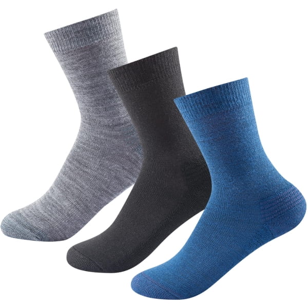 DEVOLD Daily Medium Sock - Socken black-grey-blue - Bild 2