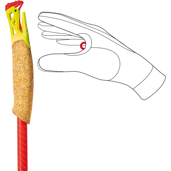 LEKI Ultratrail FX.One Superlite - Trail Running Stöcke bright red-neonyellow-naturlcarbon - Bild 8