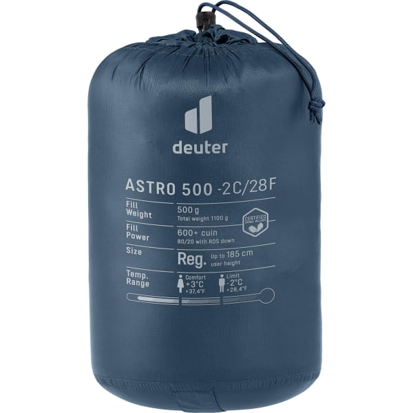 deuter Astro 500 -2C/28F - Daunenschlafsack marine-ink - Bild 6
