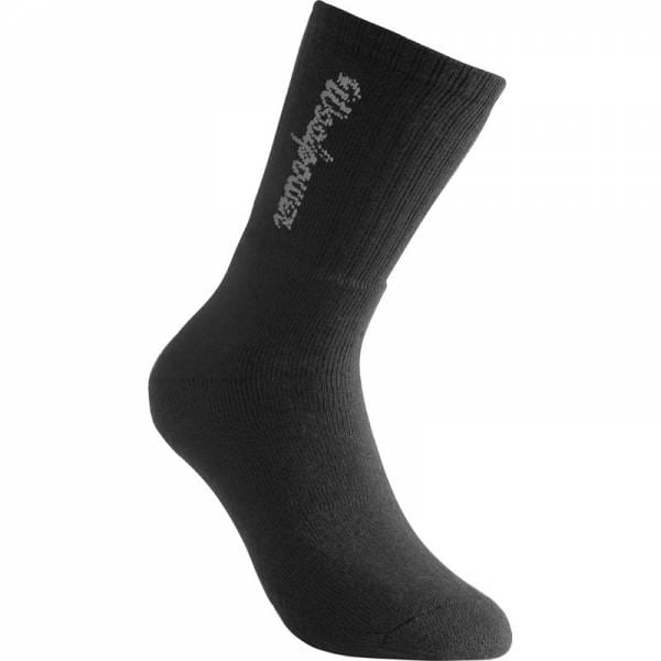Woolpower Socks 400 Classic mit Logo - Socken schwarz - Bild 1