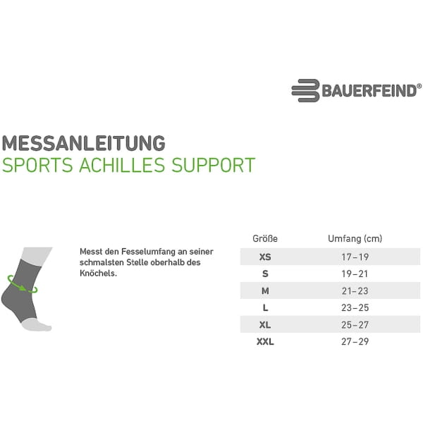 Bauerfeind Sports Sports Achilles Support - Achillessehnen Bandage all black - Bild 12 Bauerfeind Sports Sports Achilles Support - Achillessehnen Bandage all black - Bild 12