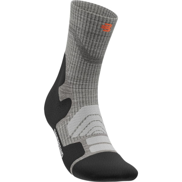 Bauerfeind Sports Outdoor Merino Mid Cut Socks Women - Wander-Socken stone grey - Bild 1 Bauerfeind Sports Outdoor Merino Mid Cut Socks Women - Wander-Socken stone grey - Bild 1