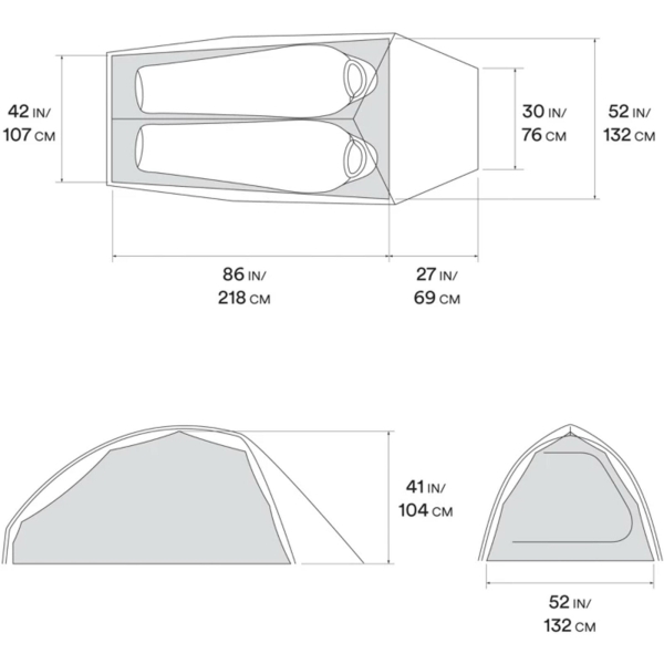 Mountain Hardwear Nimbus™ UL 2 - 2 Personen Zelt undyed - Bild 4