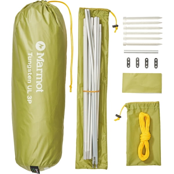 Marmot Tungsten UL 3P - 3-Personen-Zelt wasabi - Bild 8 Marmot Tungsten UL 3P - 3-Personen-Zelt wasabi - Bild 8