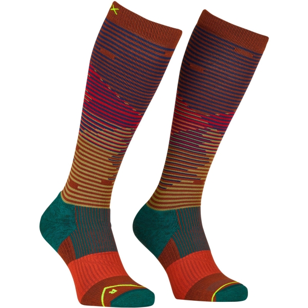 Ortovox Men's All Mountain Long Socks - Wanderstrümpfe clay orange - Bild 1
