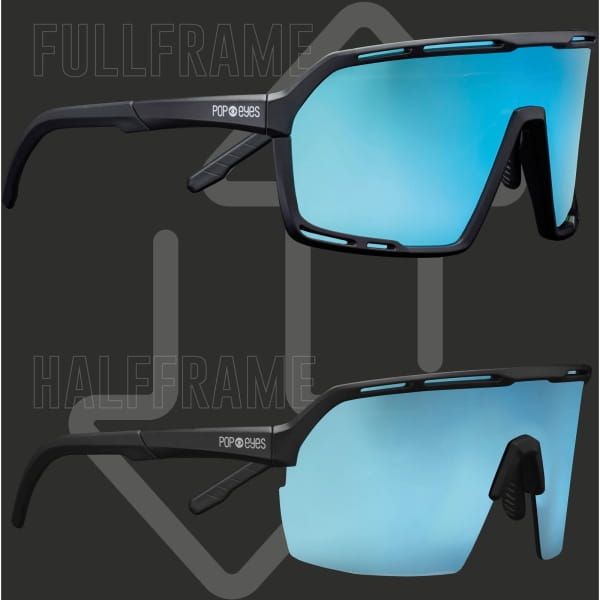 POP EYES Riley Cat 3 - 2-in-1 Sonnenbrille all black - Bild 4