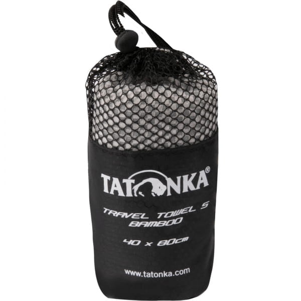 Tatonka Travel Towel Bamboo S - Funktionshandtuch grey - Bild 4