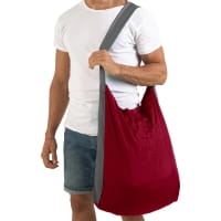 Vorschau: TICKET TO THE MOON Eco Bag L - Einkaufstasche burgundy-dark grey - Bild 9