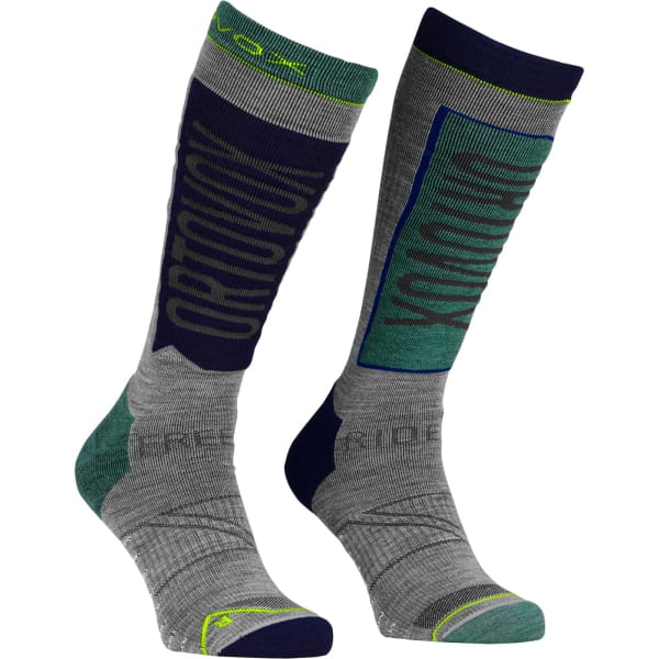 Ortovox Men's Free Ride Long Socks - Socken für Freerider arctic grey - Bild 3