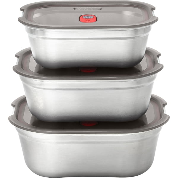 black+blum Steel Food Box Mixed Set - Multifunktionsboxen - Bild 1 black+blum Steel Food Box Mixed Set - Multifunktionsboxen - Bild 1