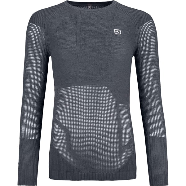 Ortovox Women's Merino Thermovent Longsleeve - Langarmshirt dark grey blend - Bild 3