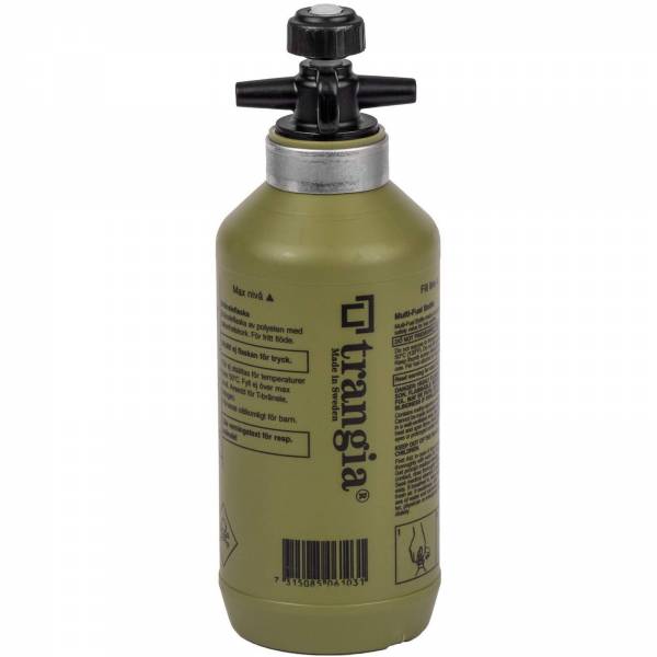Trangia Sicherheits-Brennstoffflasche 300 ml olive - Bild 2