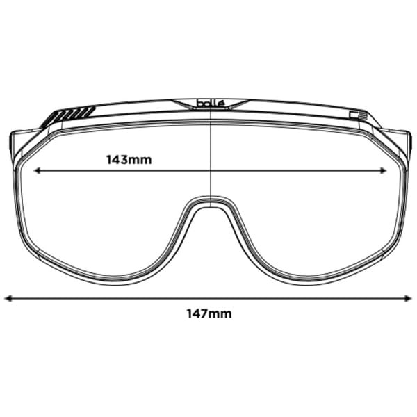 bollé Chronoshield Phantom Brown Red Cat 2-3 - Sportbrille black matte - Bild 6