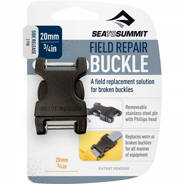 Sea to Summit Field Repair Buckle Side Release 2 Pin 20 mm - Gurtschnalle - Bild 1 Sea to Summit Field Repair Buckle Side Release 2 Pin 20 mm - Gurtschnalle - Bild 1