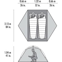 Vorschau: MSR Elixir 2 - Zwei-Personen-Zelt green - Bild 3