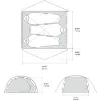 Vorschau: Mountain Hardwear Meridian™ 3 - 3 Personen Zelt teton blue - Bild 5