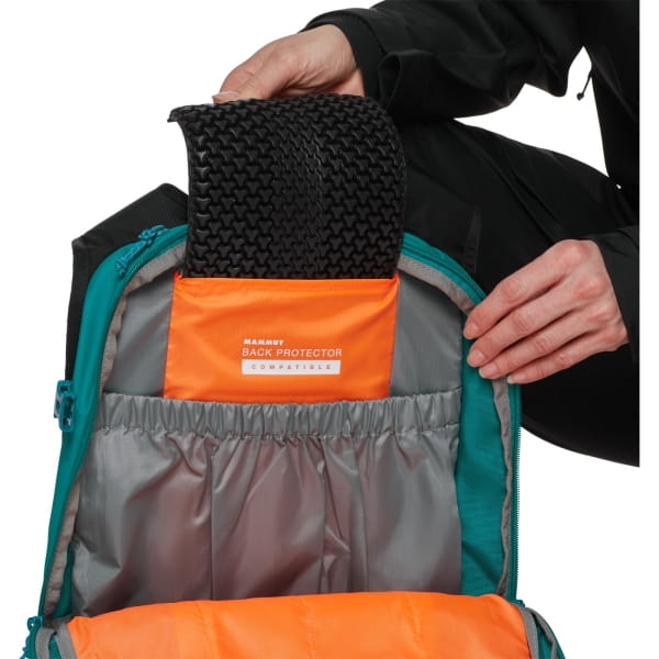Mammut Nirvana 18 Women - Freeride Rucksack deep teal-black - Bild 9