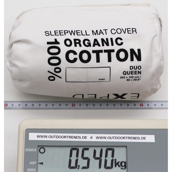 EXPED Sleepwell Organic Cotton Mat Cover Duo - Matten-Überzug natural - Bild 4