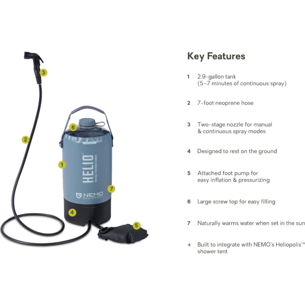 NEMO Helio Shower - Camping-Dusche - Bild 10