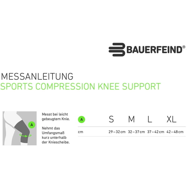 Bauerfeind Sports Sports Compression Knee Support - Knie Bandage black - Bild 2