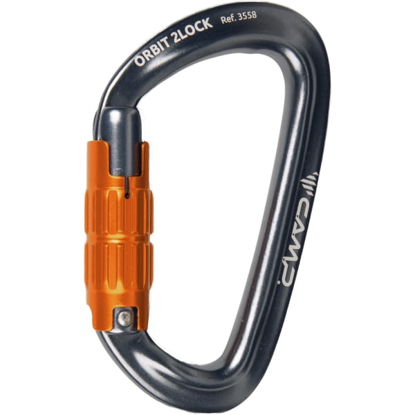C.A.M.P. Orbit 2Lock - Verschlusskarabiner gun metal - Bild 1 C.A.M.P. Orbit 2Lock - Verschlusskarabiner gun metal - Bild 1