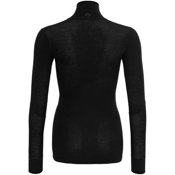 DEVOLD Wool Mesh 190 Zip Neck Wmn - Langarmshirt mit Reißverschluss caviar - Bild 6