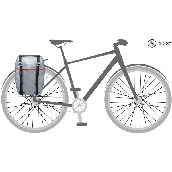 Ortlieb Bike-Packer Original - Hinterradtasche alu grey - Bild 2
