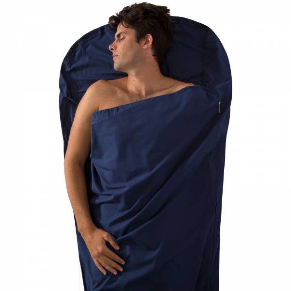 Sea to Summit Cotton Liner Mummy Hood navy blue - Bild 3 Sea to Summit Cotton Liner Mummy Hood navy blue - Bild 3