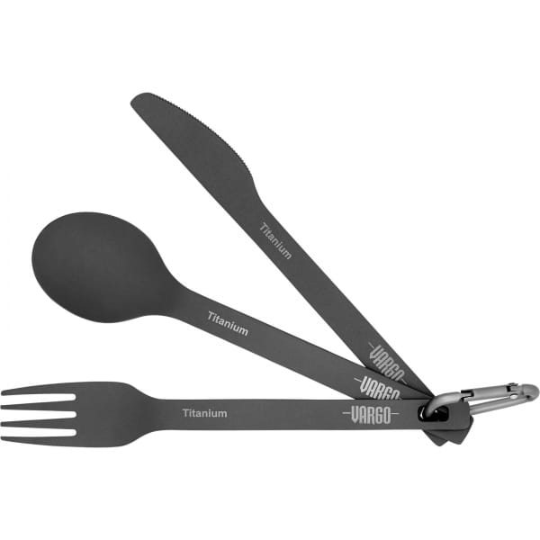 VARGO Titanium ULV Spoon, Fork & Knife - Besteckset - Bild 1
