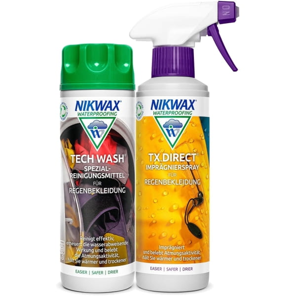 Nikwax Tech Wash & TX.Direct Spray - Waschen & Imprägnieren - Bild 1
